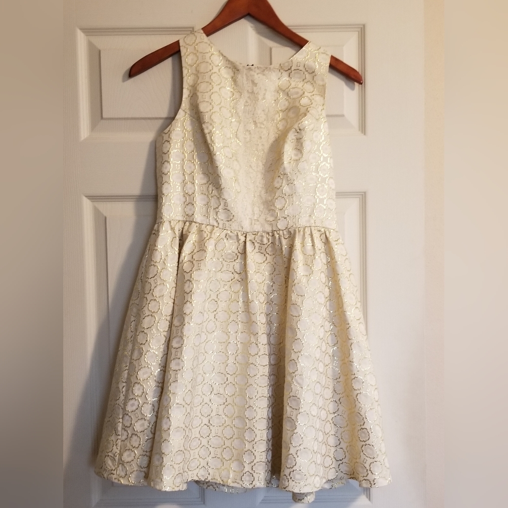 NWT Xhilaration gold and lace small/ petite cocktail dress